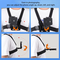 Thumbnail for Anti-Slide 360° Rotary Mobile Phone Chest Strap Holder (for Video Recording & Camera Harness)