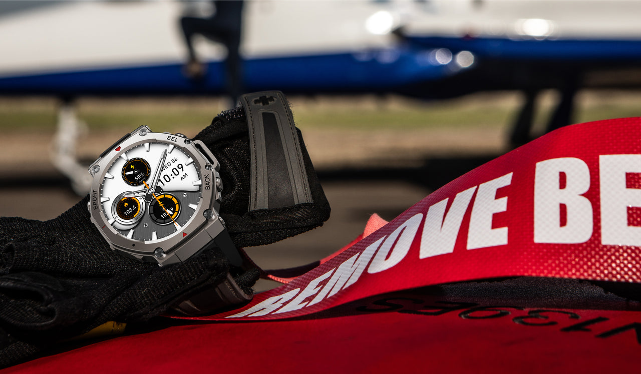 DM58: GPS Smart Watch with 1.43" AMOLED, Multi-Satellite Compatibility (GLONASS/BDS) & 5ATM Waterproof Design