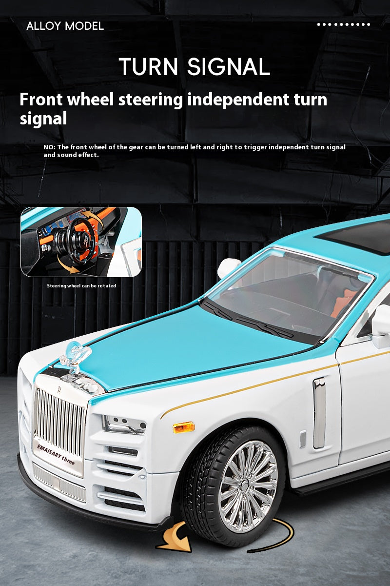 1:22 Rolls-Royce Phantom Wraith  Model Car Alloy Diecast 7 Doors Opened Sound Light