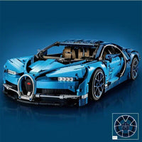 Thumbnail for 4031Pcs Blue Bugatti Car For Model - view 2