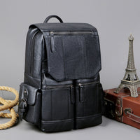 Thumbnail for Fashion Vintage PU Leather Men's Backpack