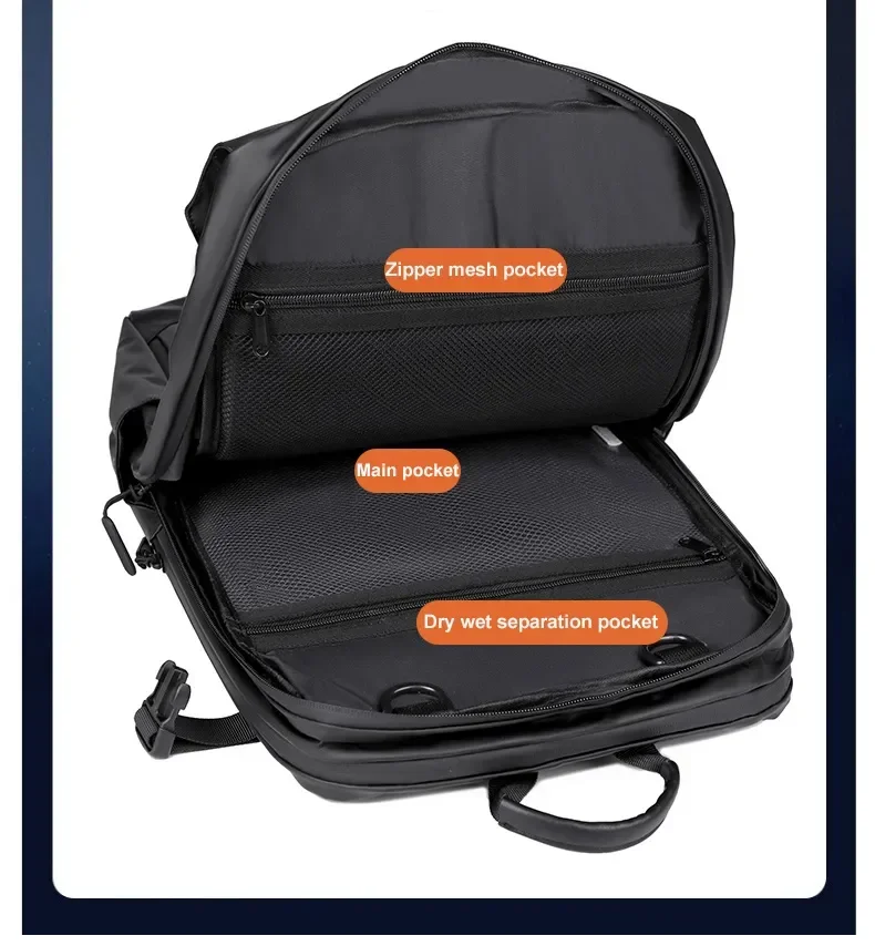 Outdoor Multifunctional Training Travel Nylon Simple Backpack