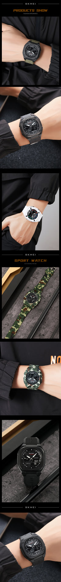 Thumbnail for Countdown Daylight Saving Time with 5Alarm Clock Waterproof Digital Watch