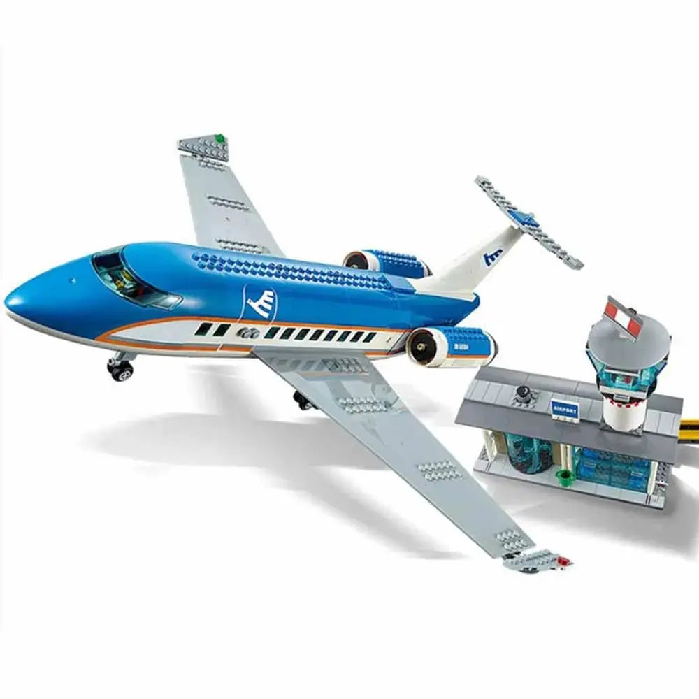 City Manned Passenger plane Aircraft Building Blocks Bricks Space Shuttle 694PCS Model  60104
