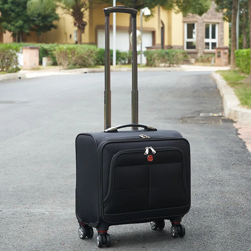 Oxford Cloth Waterproof and Wear-resistant Carry-on Suitcase Business Spinner Wheel