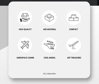 Thumbnail for City Passenger Plane Building Blocks A1380 Dreamliner Airbus Transport Airliner Model