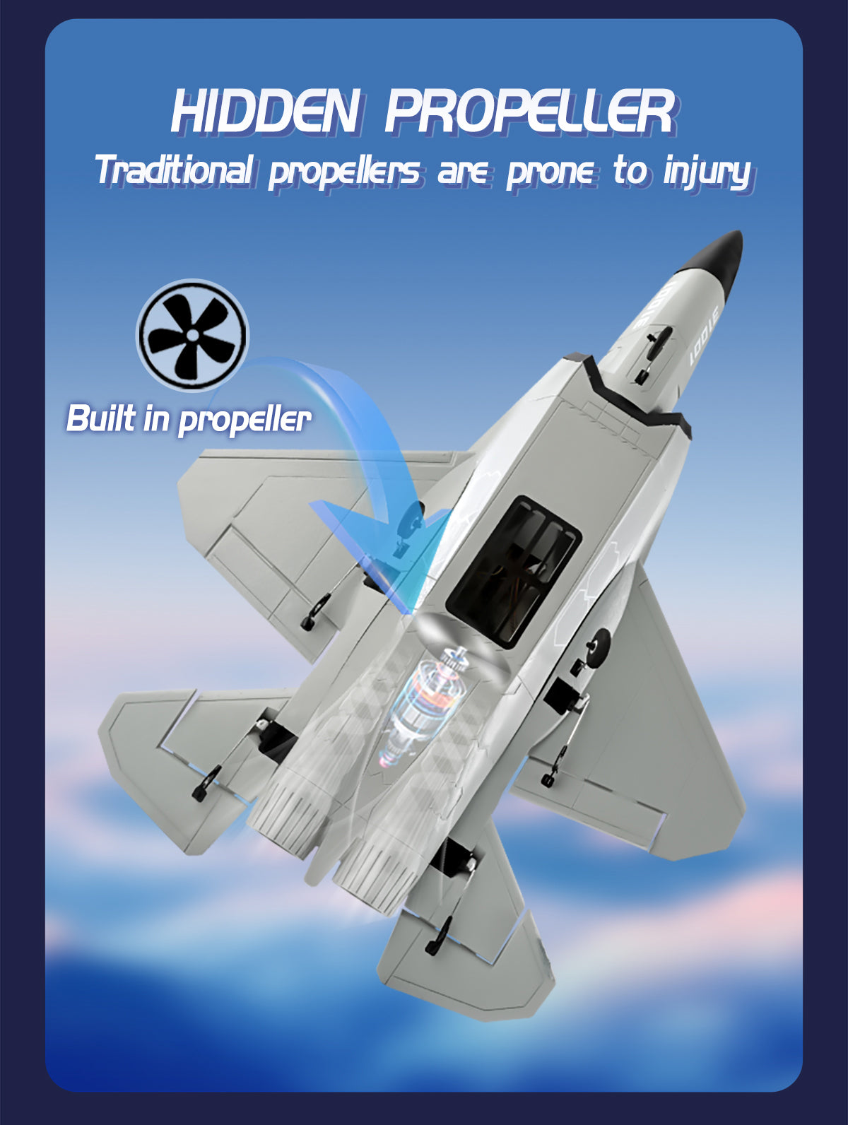 Thelink FX9631 RC Plane 2.4G 4Channels Airplane J-35 Remote Control