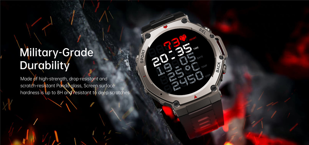 DM58: GPS Smart Watch with 1.43" AMOLED, Multi-Satellite Compatibility (GLONASS/BDS) & 5ATM Waterproof Design