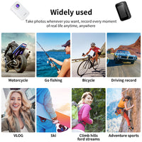 Thumbnail for Waterproof 2K Thumb-Size Action Camera with 1.47″ HD Screen, Moto Mount