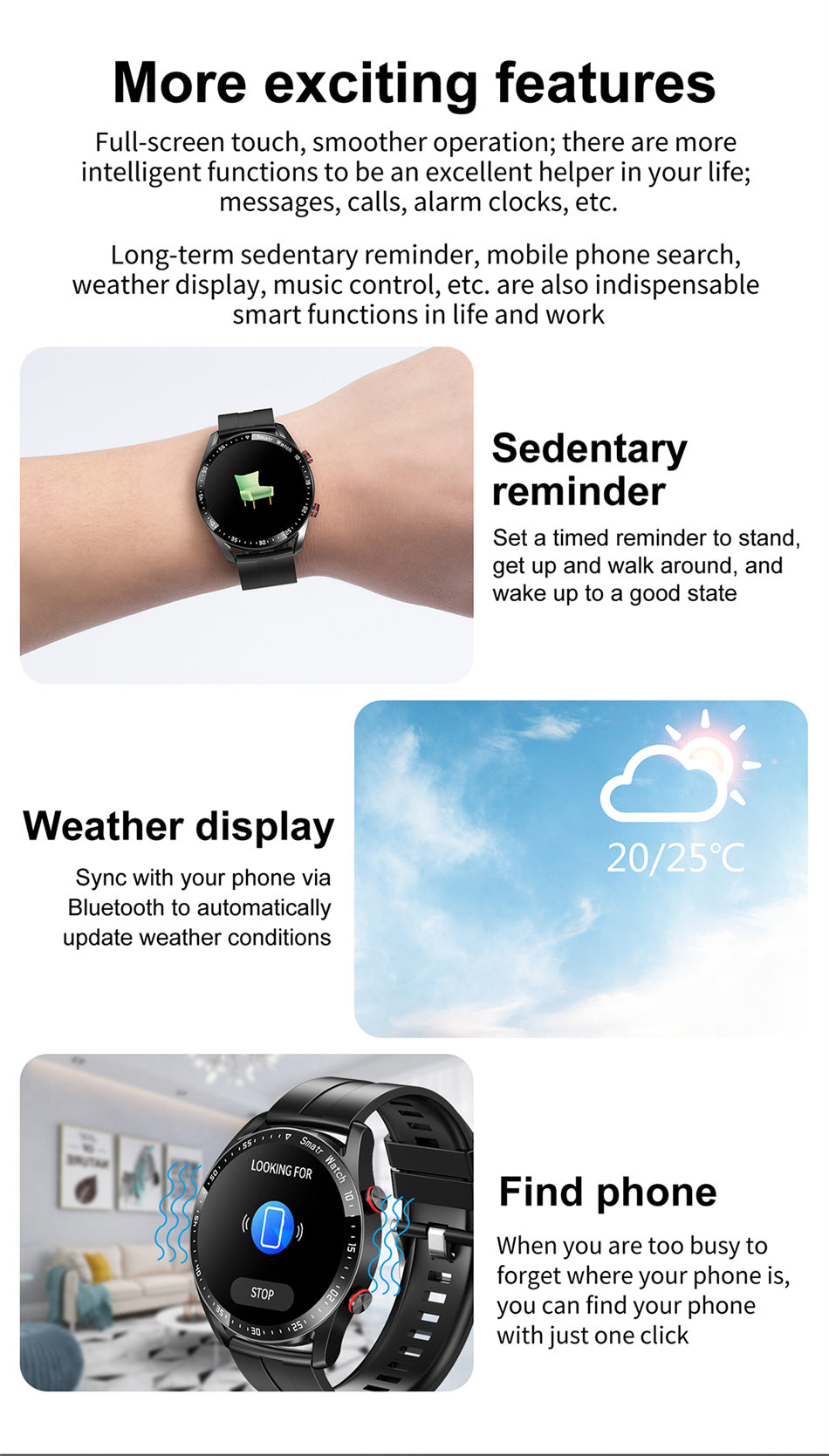 HW20 Smart Watch with ECG + PPG: 1.46" Large Screen Business Stainless Steel Strap & Call Function