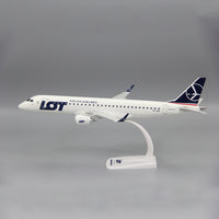 Thumbnail for LOT Polish Air E195 E-195 Airplane Model (1/100 Scale)