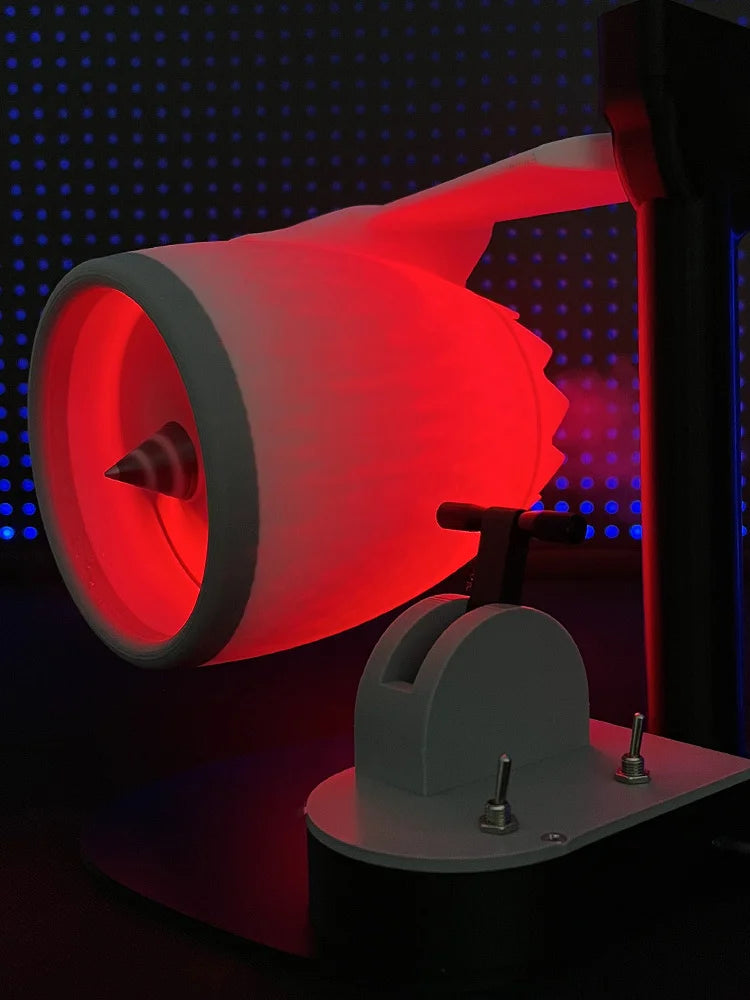 Customisable Turbofan Engine Model Toy 3D 3D Hat - view 9