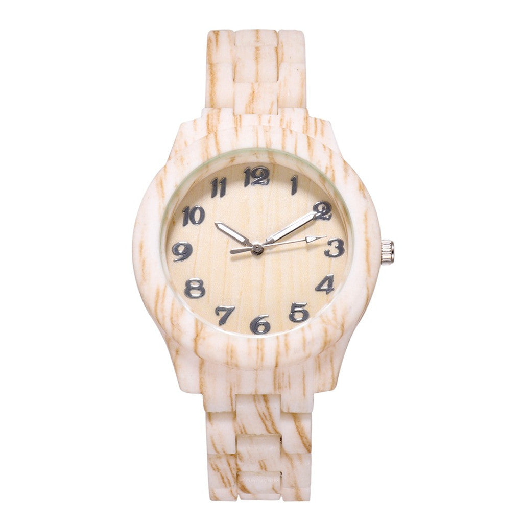 Fashion Wood Watch Men Bamboo Wooden Watches Movement Clock