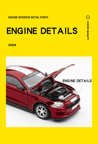 Thumbnail for 1/42 Ford Mustang GT Alloy Assembly Model