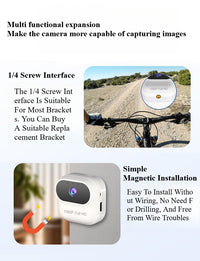Thumbnail for 1080P HD Mini Camcorder (Pet/Vlog) with WiFi, Motion Detection, Magnetic Adsorption