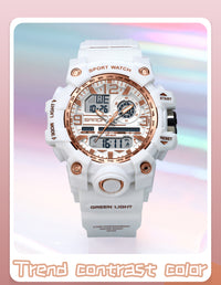 Thumbnail for Waterproof Shock Sports Military Quartz Watch For Male Digital Wristwatch