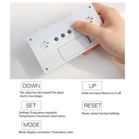 Thumbnail for LED Thermo-Hygrometer Alarm Clock for Indoor