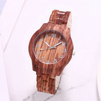 Thumbnail for Fashion Wood Watch Men Bamboo Wooden Watches Movement Clock