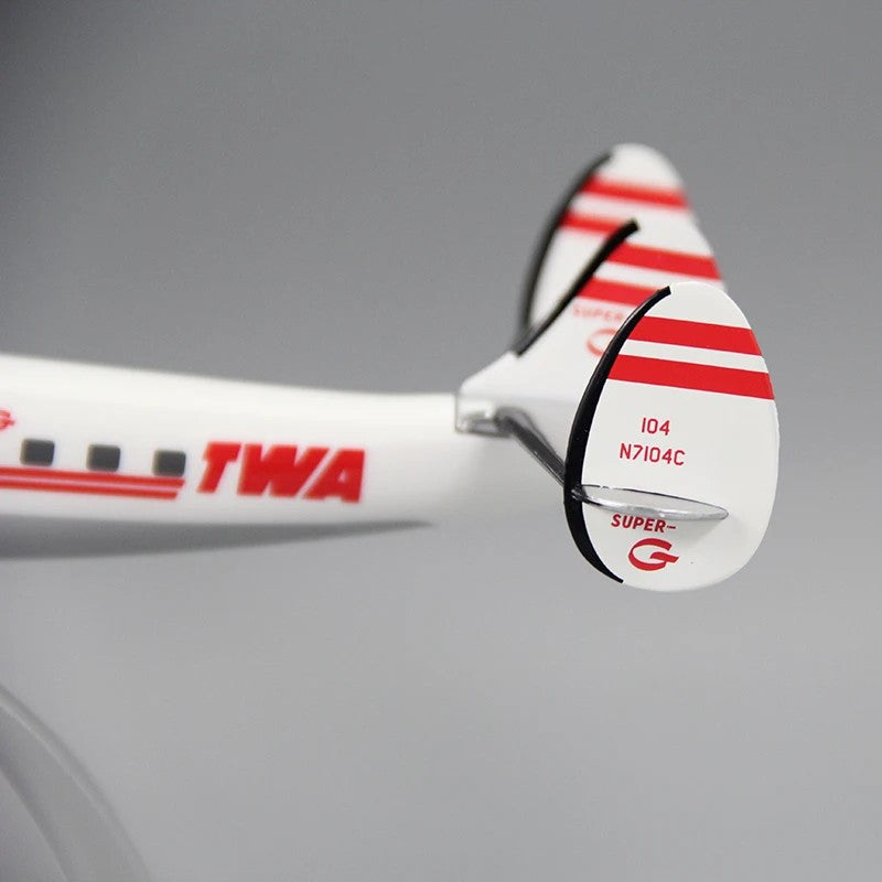 L1049 L-1049  TWA Lockheed Airplane Model (1:125 Scale)