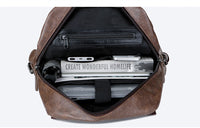 Thumbnail for Fashion Vintage PU Leather Men's Backpack