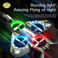 Thumbnail for Six Axis Gyroscope EPP Foam With LED Flying L0712 Fighter Remote Control