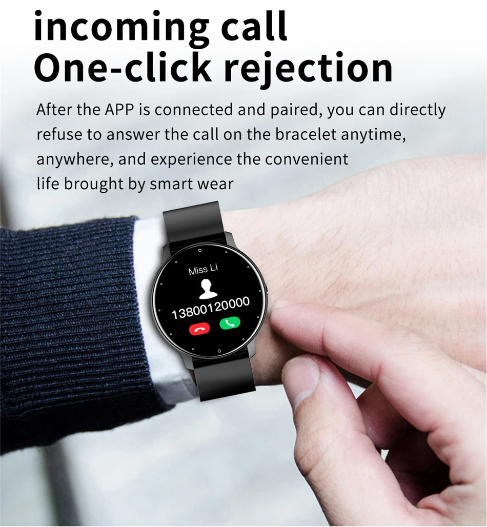 ZL02D Waterproof Smart Bracelet: Heart Rate, Blood Pressure & Sleep Tracking for Active Lifestyles