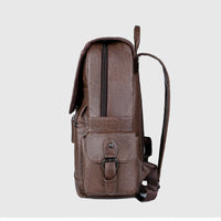 Thumbnail for Fashion Vintage PU Leather Men's Backpack