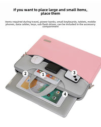 Thumbnail for Waterproof Contrast Color Shoulder Laptop Bag