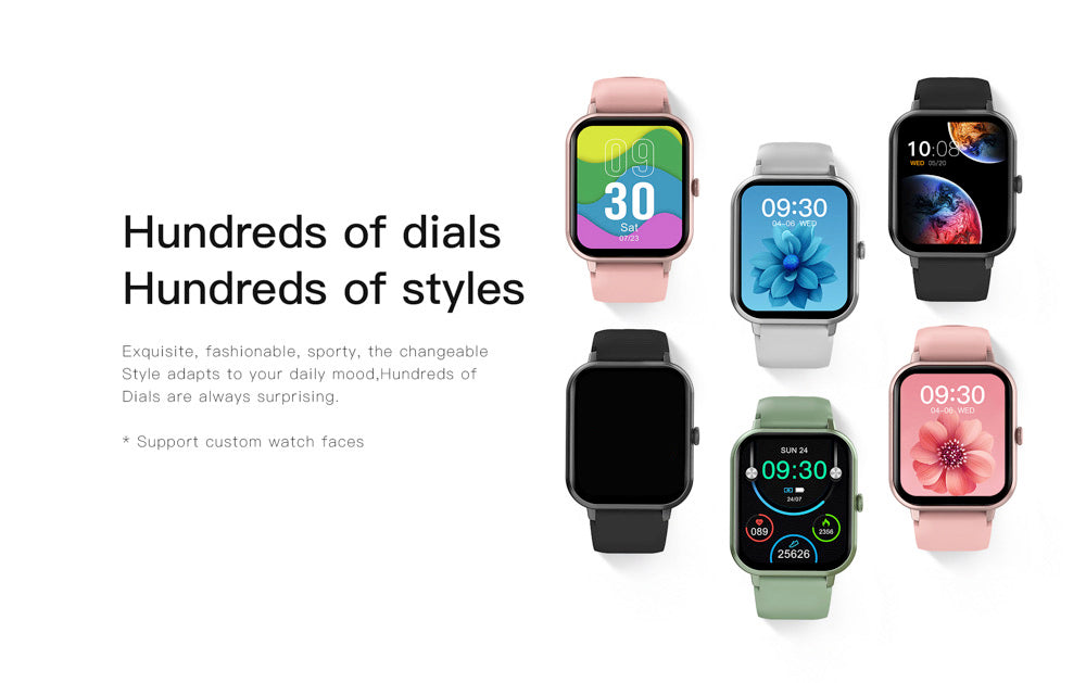 24H Health + 100+ Sports: ZL54C+ Smart Watch (Bluetooth Calling, Waterproof) for Men & Women