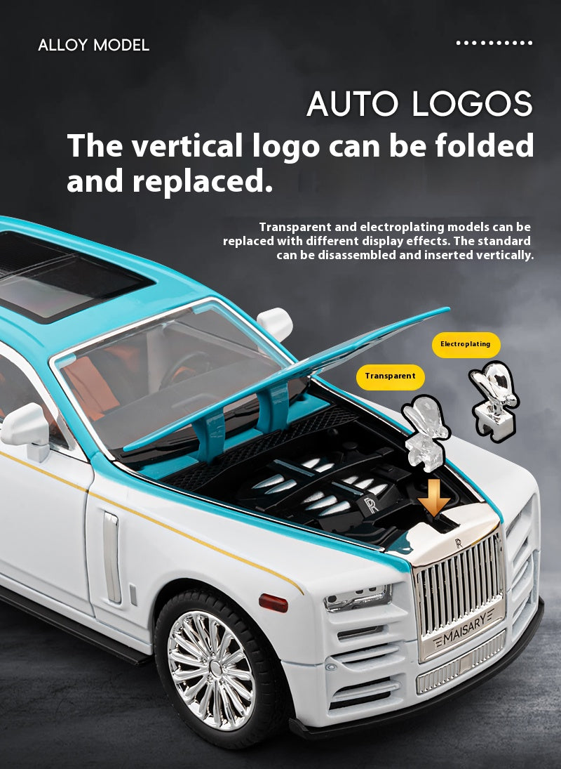 1:22 Rolls-Royce Phantom Wraith  Model Car Alloy Diecast 7 Doors Opened Sound Light