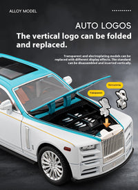 Thumbnail for 1:22 Rolls-Royce Phantom Wraith  Model Car Alloy Diecast 7 Doors Opened Sound Light
