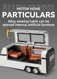 Thumbnail for 1:32 Telescopic Trailer Camper Alloy Model