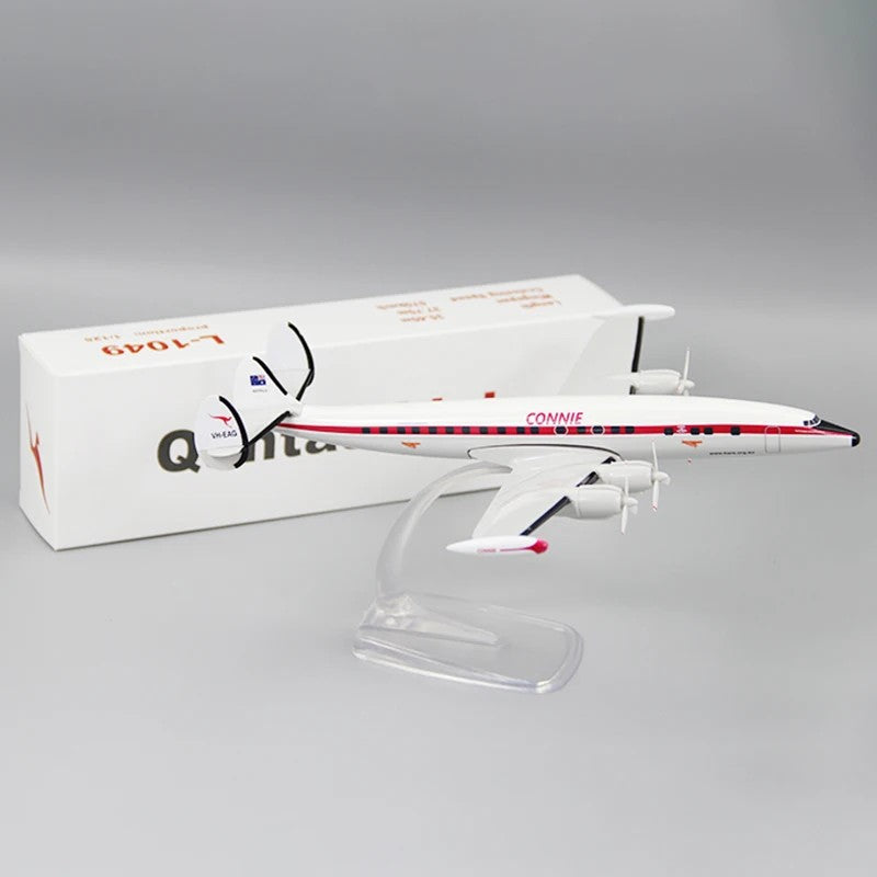 L1049 L-1049 QANTAS CONNIE  Airplane Model (1:125 Scale)