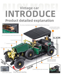 Thumbnail for 1:24 Phantom Vintage Alloy Model with Sound-Light & Pull-Back