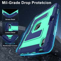 Thumbnail for Shockproof iPad Tablet Cover with Pen Tray, Rotation Handle Stand, Non-toxic Soft Silicon & Rugged Safety