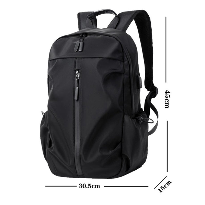 Business Casual Laptop Bag Super Light Oxford Waterproof Travel Backpack for Men
