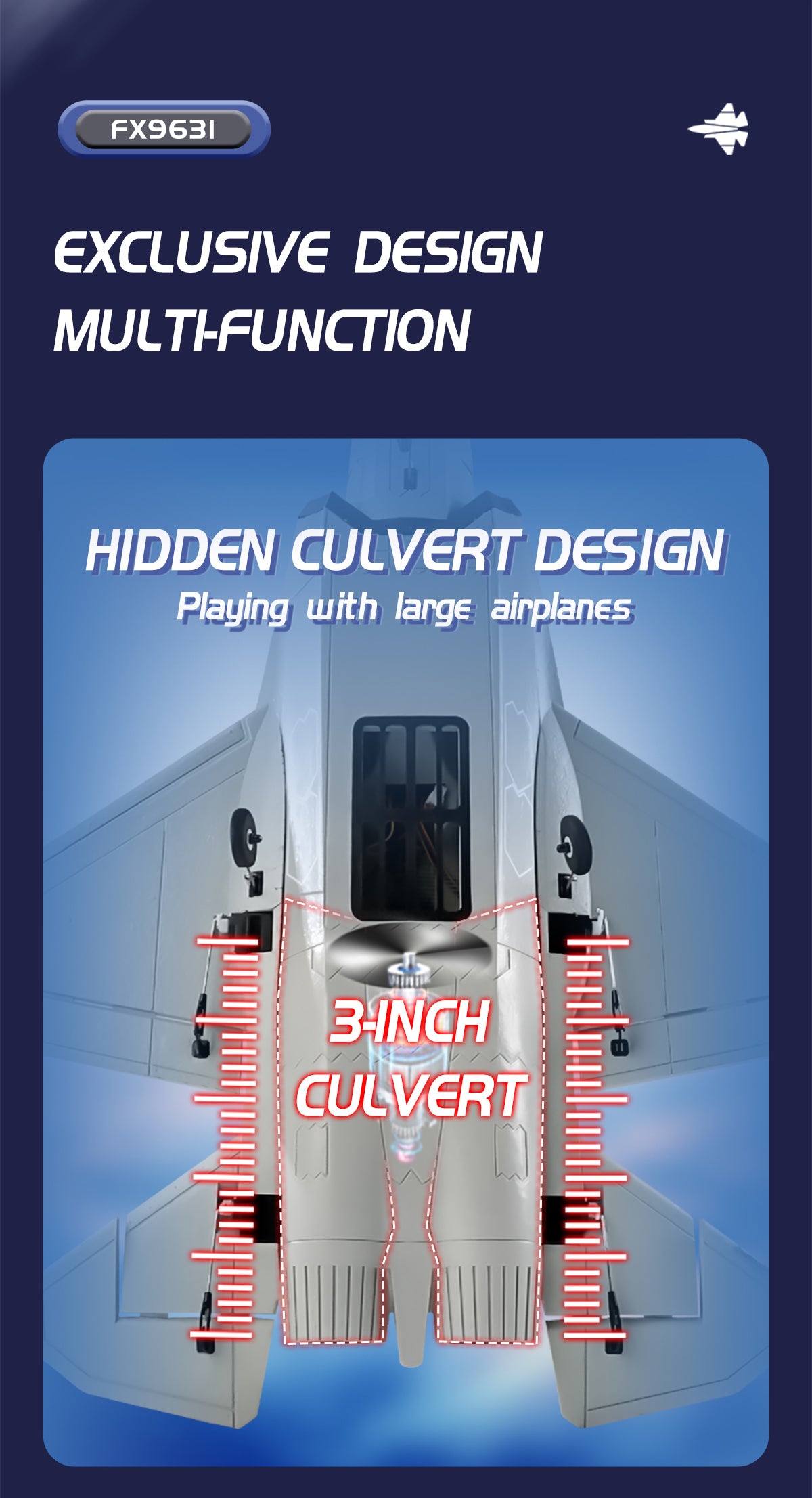 Thelink FX9631 RC Plane 2.4G 4Channels Airplane J-35 Remote Control