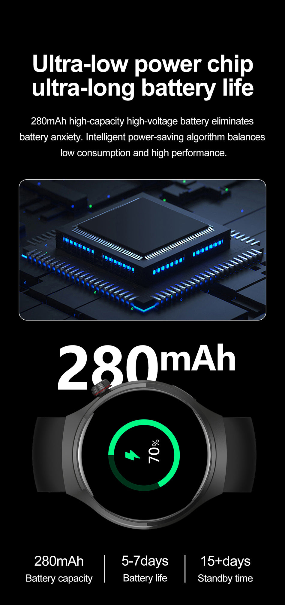 WATCH GT4 Smart Watch: Unisex Design with 360*360 HD Screen, 150+ Sports Modes & Bluetooth Calling