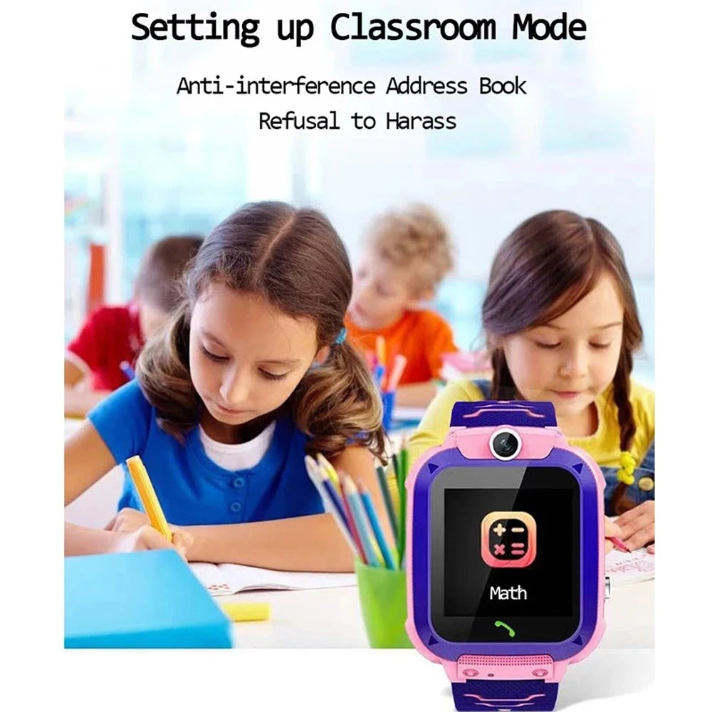 Multifunctional Q12 Children's Watch: Waterproof Design, Call, SOS, Camera & Accurate Positioning for Kids