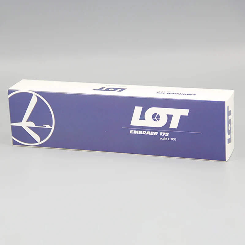 LOT Polish Air E175 E-175 Airplane Model (1/100 Scale)