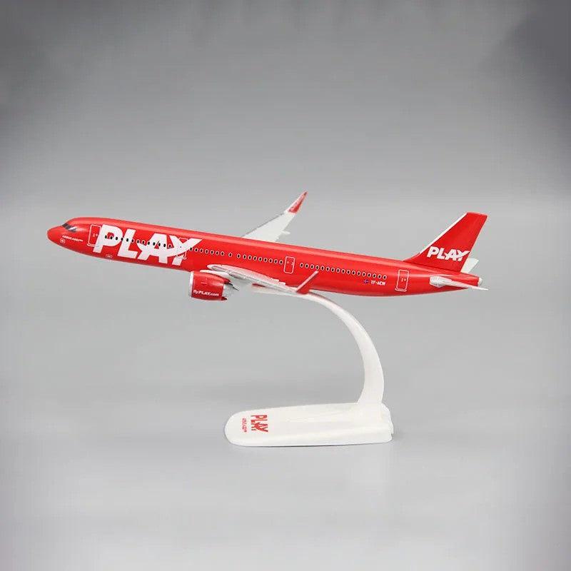 Flyplay Iceland Play Air Airbus 321 neo A321neo Airplane Model (1/200 Scale)