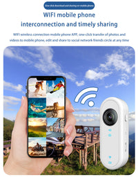 Thumbnail for HD Pocket Action Camera with WiFi, Anti-Shake, Waterproof Case for Helmet/Bicycle With 16GB card