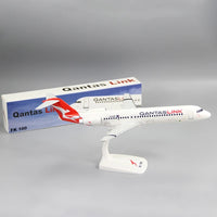 Thumbnail for Fokker FK-100 QANTAS Airlines Airplane Model (1:100 Scale)