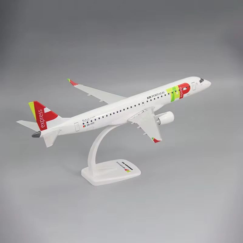 Portugal Airlines E195  E-195  Airplane Model (1/100 Scale)