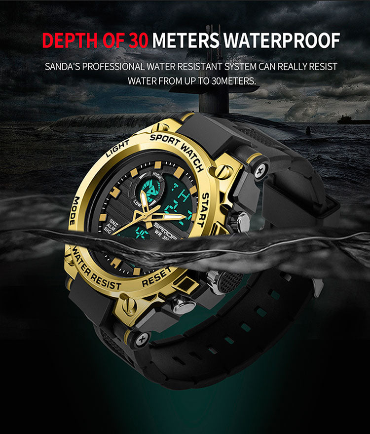 Men Military Army Mens Watch Waterproof Sport Luxury Watches