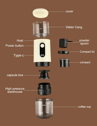 Thumbnail for Wireless Small Portable Italian Coffee Machine