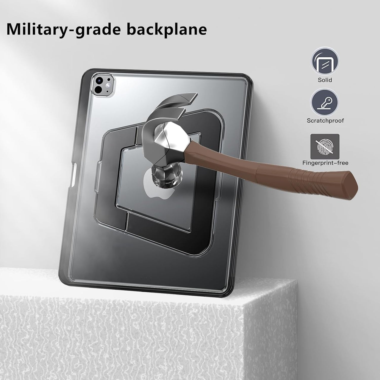 Anti-bending Case For iPad Hardware Bracket Cover With Pen Slot