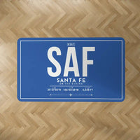 Thumbnail for Santa Fe Municipal Airport (SAF) Carpets - Carpet Rectangle - ID Tag - Blue
