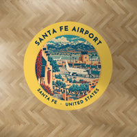 Thumbnail for Santa Fe Municipal Airport (SAF) Carpets - Carpet Round - Badge - Yellow