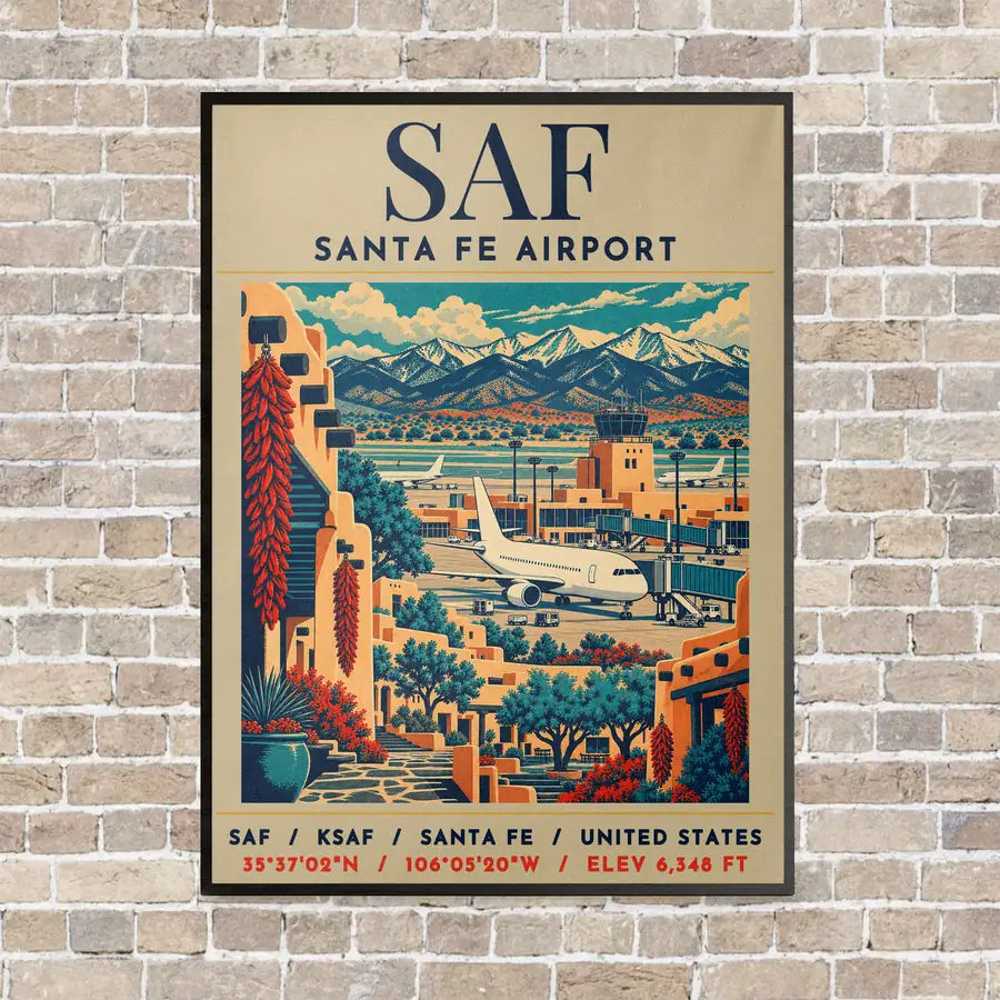 SAF - Poster - Canvas Framed - Beige